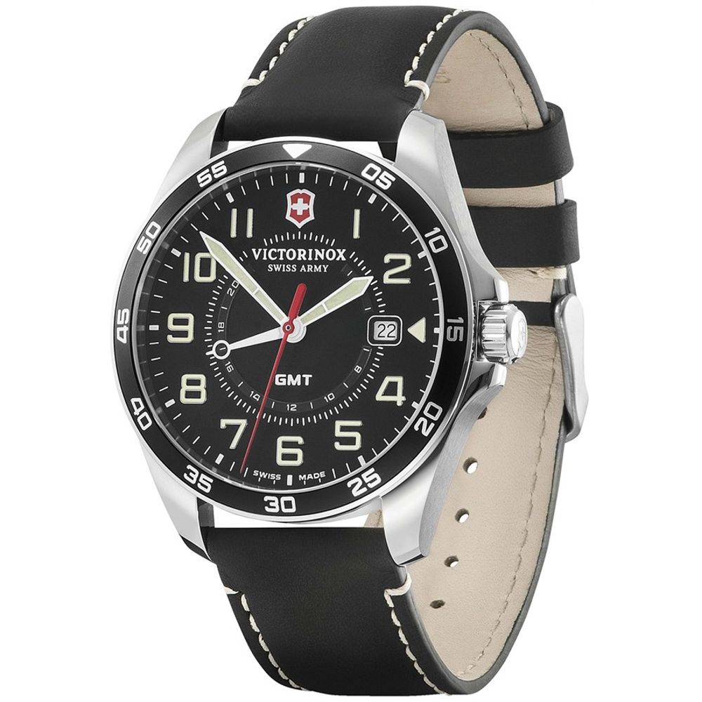 Relógio Victorinox Masculino Preto - Fieldforce GMT - VSA - 241895