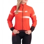 Jaqueta corta-vento para ciclismo feminina Red
