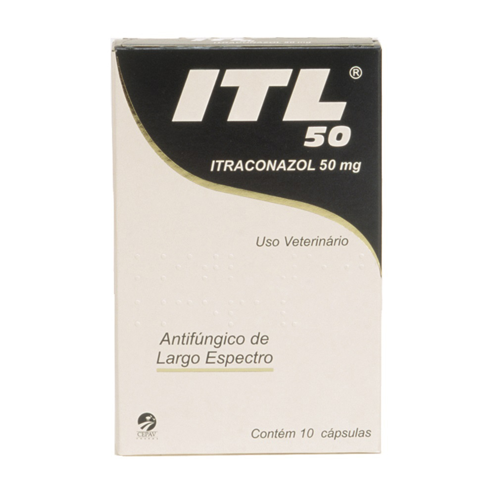 Antifúngico itl itraconazol 50g com 10 cápsulas
