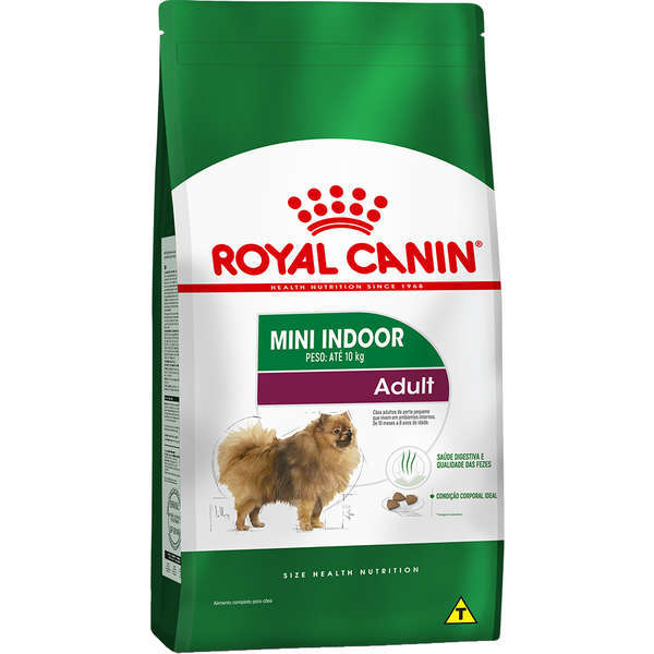 Ração royal canin cães mini adulto indoor para raças pequenas