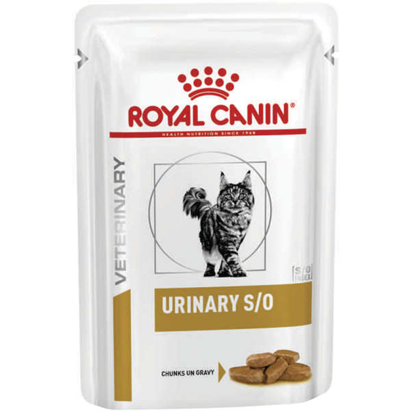 Ração Royal Canin Sachê para Gatos Veterinary Urinary S/O Feline Wet