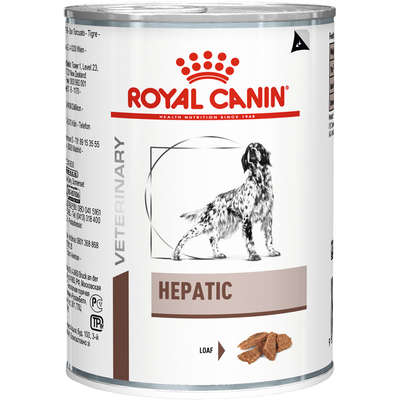 Ração royal canin veterinary lata cães hepatic 420g