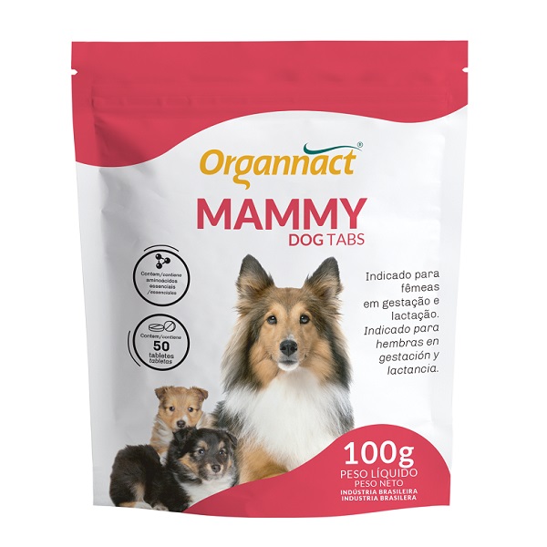Suplemento alimentar organnact mammy dog tabs 100g
