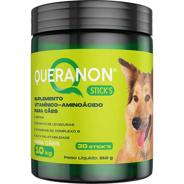 Suplemento Vitamínico Aminoácido Avert Queranon Stick's para Cães até 10kg
