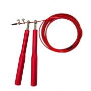 Corda De Pular Speed Rope 2 Rolamentos Alumínio - Vermelha