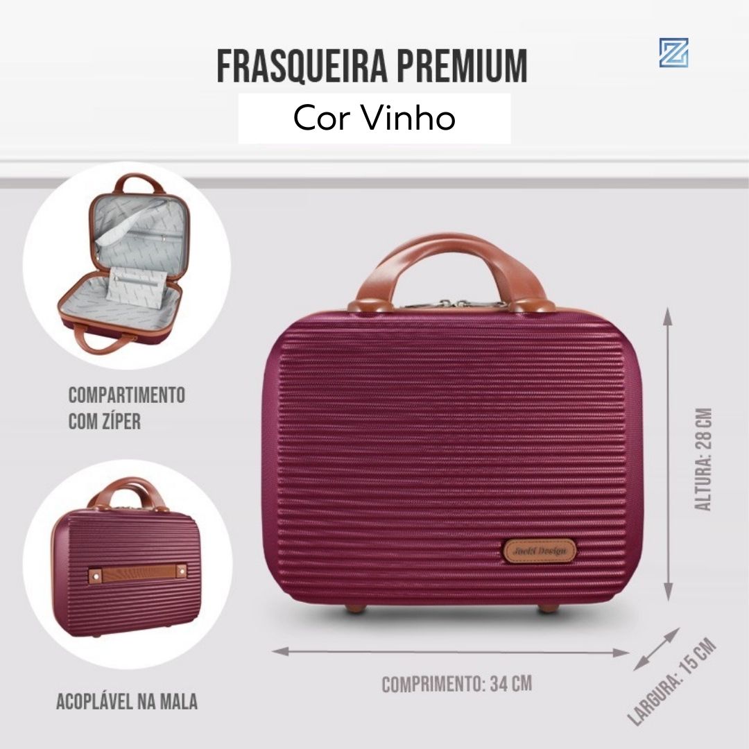 Frasqueira Premium Vinho Jacki Design - AHZ20885