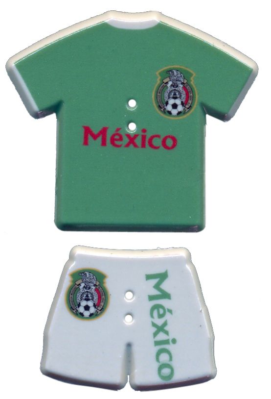 Botão Camisa/Calção México