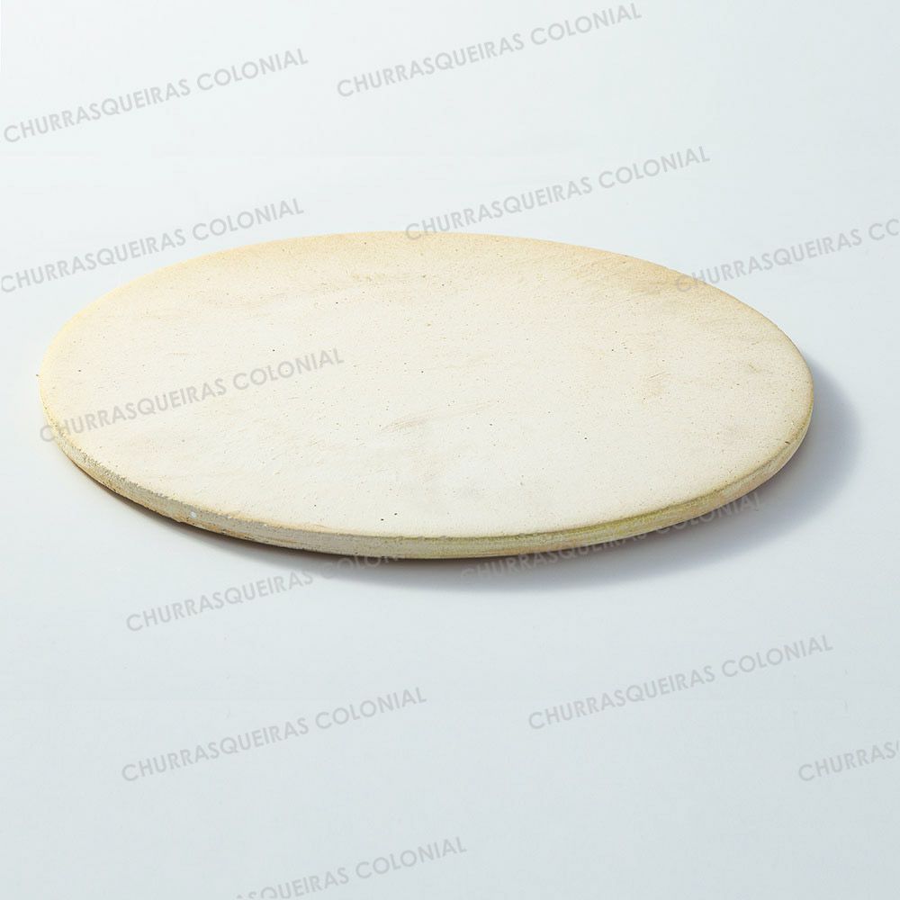 Pedra Refratária para Pizza e Pão Disco 35 cm