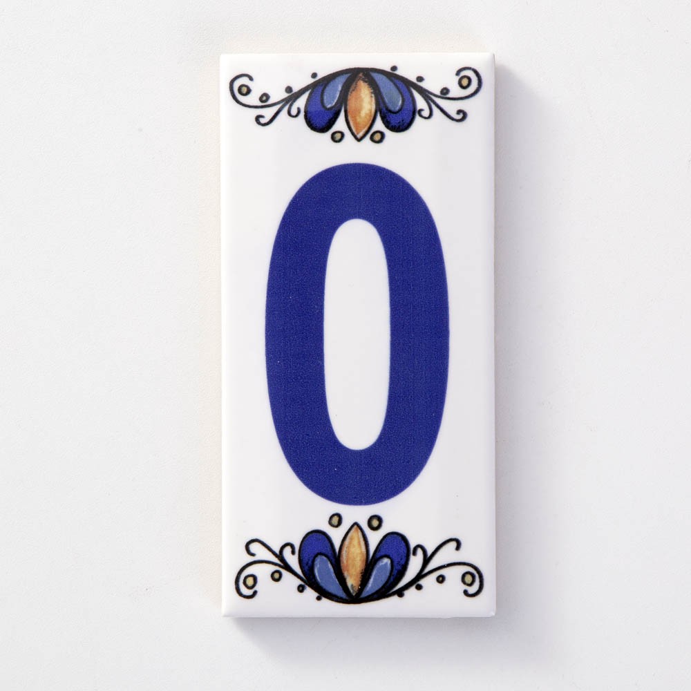 Número 0 para Casa Residência em Cerâmica Esmaltada 7,5 x 15 cm Gabriella Revestimentos