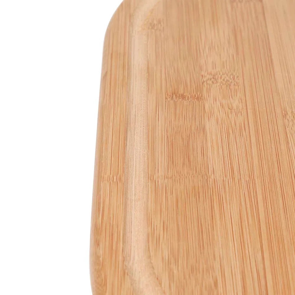Tábua de corte para Churrasco e Cozinha de Bambu Oval 39 x 28 cm Mor