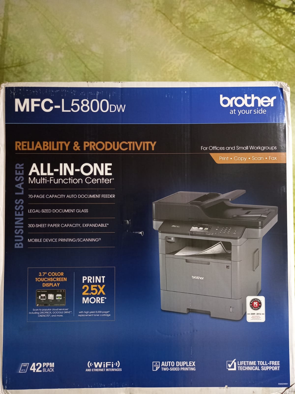 Multifuncional Brother MFC-l5800 DW  - Overprint