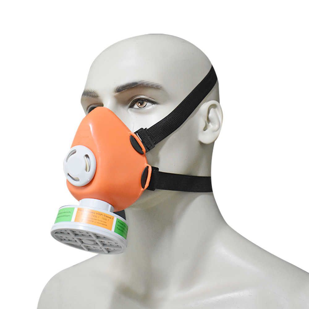 Respirador 1/4 facial plastcor incluso filtro vo/ga - ca 39428