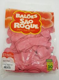 Balão São Roque Coração Tutti-Frutti nº11 c/50 unidades