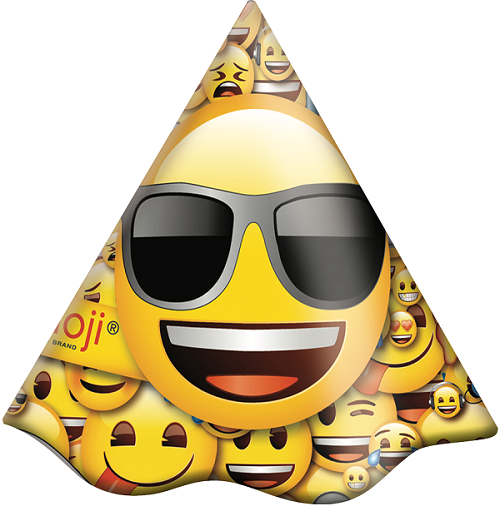 Chapéu Decorado Emoji c/08 unidades