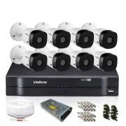 Kit Câmeras de Segurança Intelbras com 8 Câmeras 720p