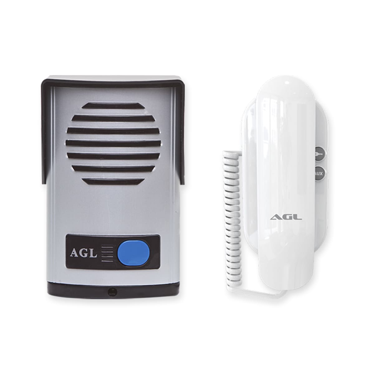 Kit Interfone Porteiro Eletrônico AGL com Fechadura Elétrica e Acionamento por Controle