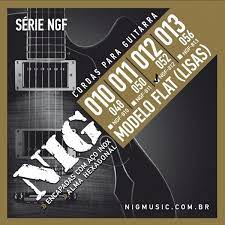 Encordoamento Nig Guitarra NGF812 Flat(lisas) 0.12  - MegaLojaSP