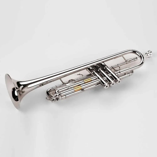 Trompete Schieffer Sib Niquelado com Case SCHTP003 - MegaLojaSP