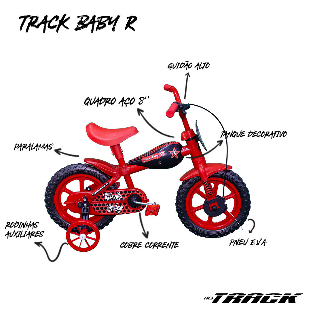 Bicicleta TK3 Track Baby Infantil Aro 12