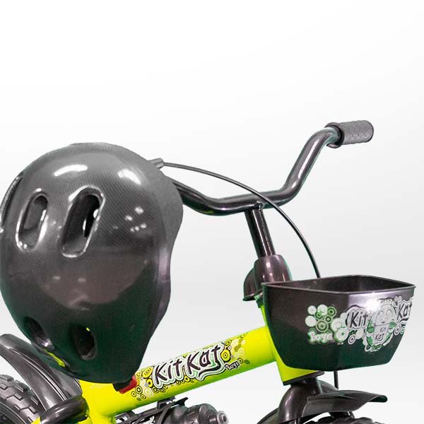 Bicicleta TK3 Track Kit Kat Infantil Aro 12 com capacete