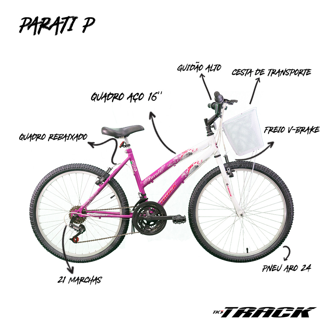 Bicicleta TK3 Track Parati Juvenil Aro 24