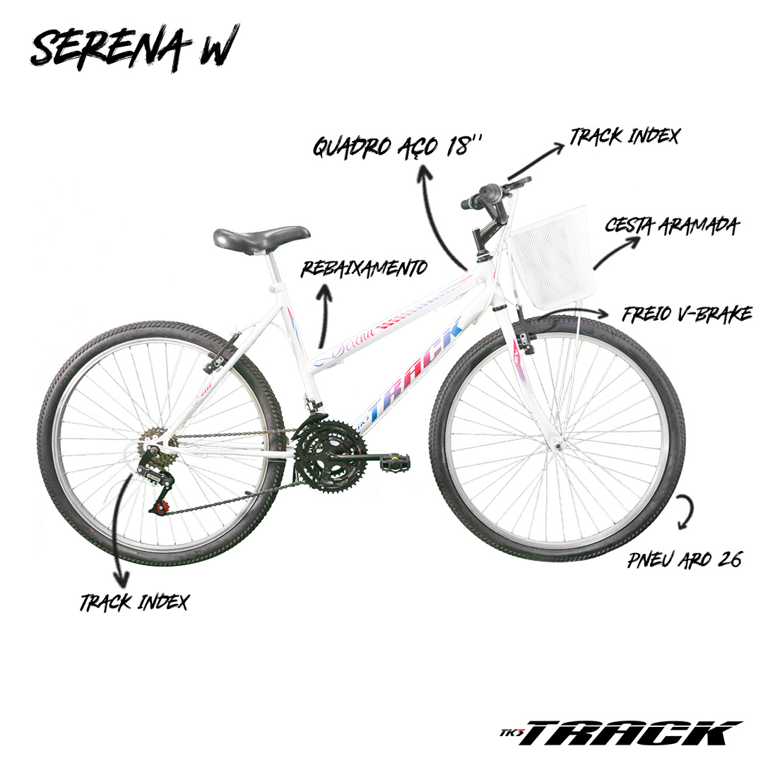 Bicicleta TK3 Track Serena Moutain Bike Aro 26