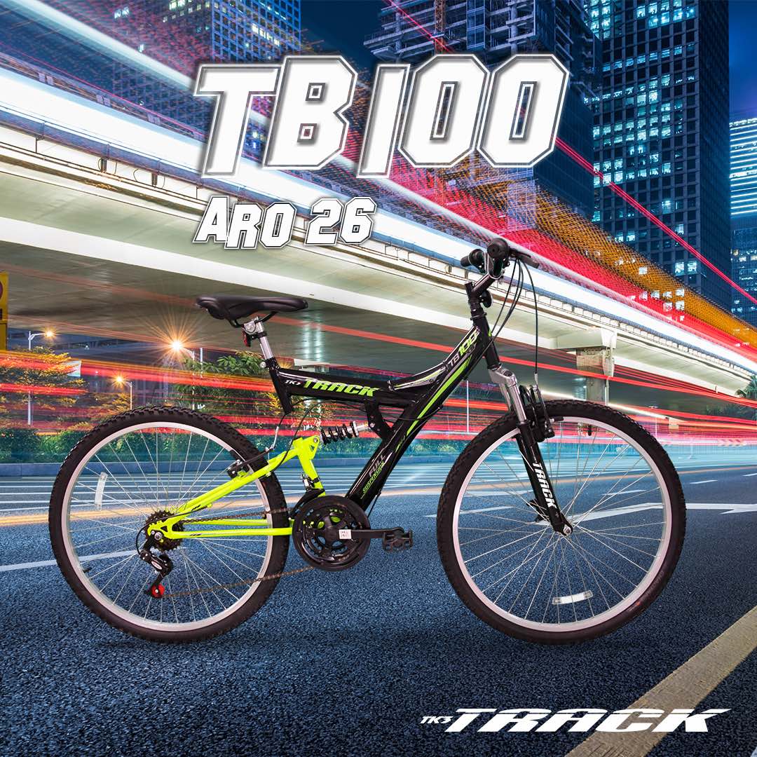 Bicicleta TK3 Track TB 100 Mountain Bike Aro 26