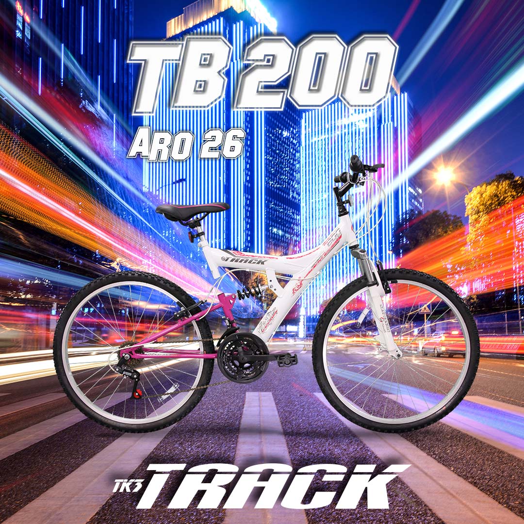 Bicicleta TK3 Track TB 200 Mountain Bike Aro 26