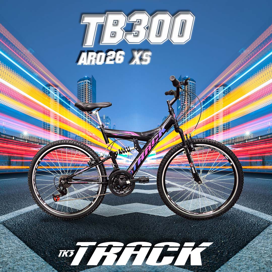 Bicicleta TK3 Track TB 300 Mountain Bike Aro 26