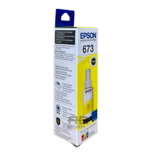 Tinta Epson Para Ecotank L800 L805 L850 L1800 T673 -  Cx Kit 6 Cores