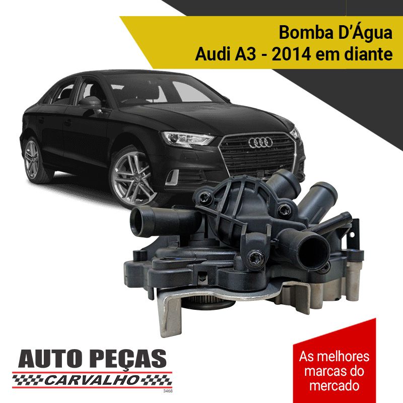 Bomba d'Água com Carcaça Up / Golf / Jetta / Tiguan / Audi A1 / A3 - 2014 em diante