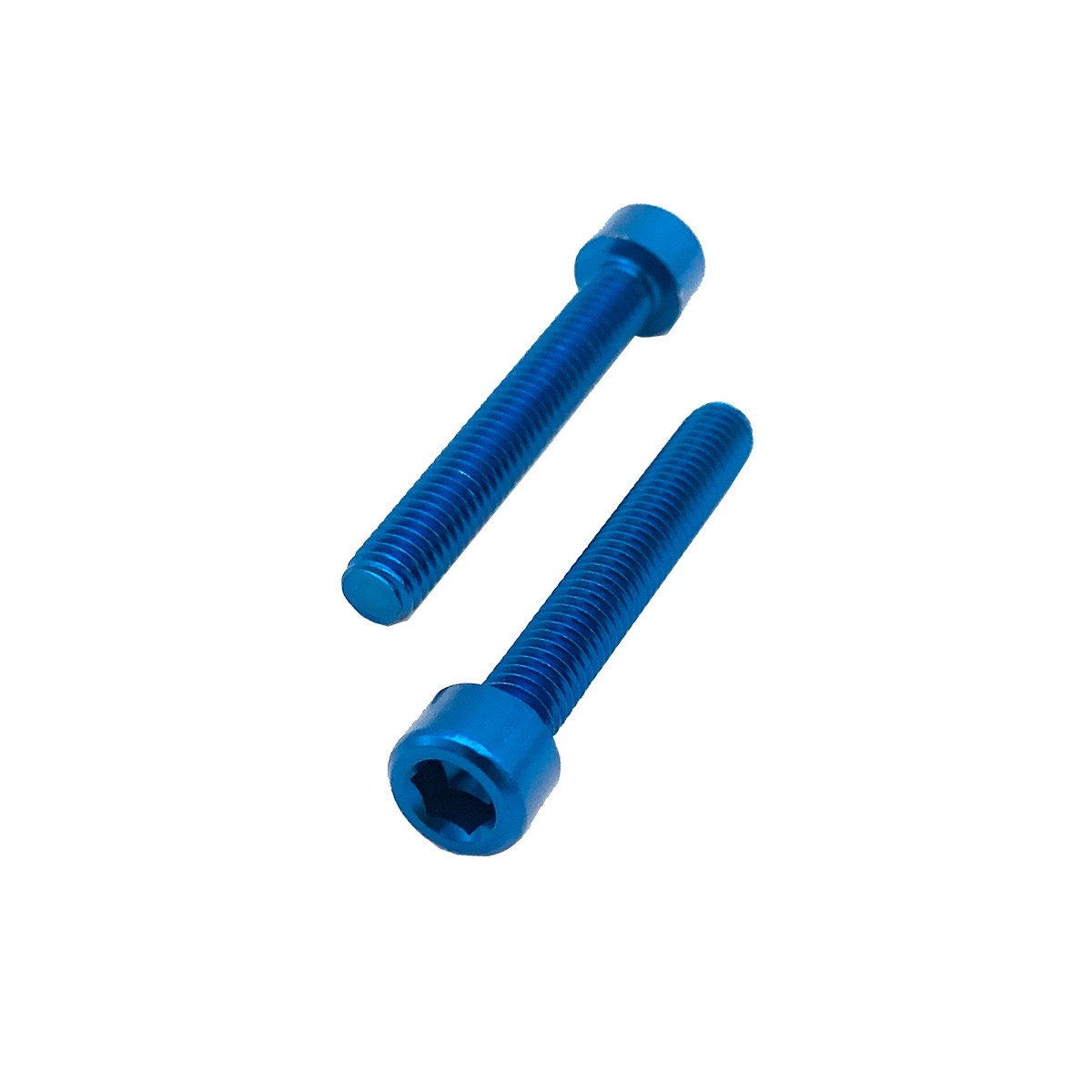 Parafuso Allen de Aluminio Socket Cap M6 x 35mm Azul