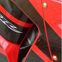 Parafusos da carenagem Honda CB1000R 08+ Vermelho