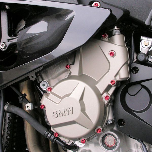 Parafusos da tampa do motor Kawasaki Ninja 250R 08+ Vermelho
