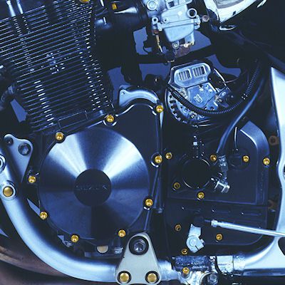 Parafusos da tampa do motor Kawasaki Ninja ZX10R 11+ Dourado