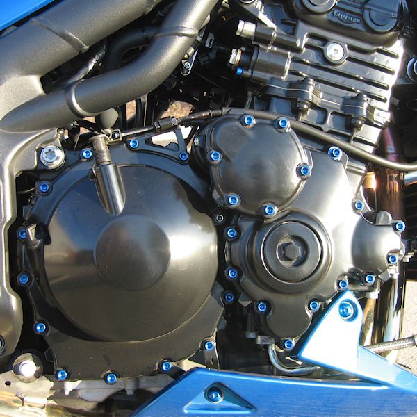 Parafusos da tampa do motor Suzuki GSXR600-750 K6-K10 (07/13) Azul