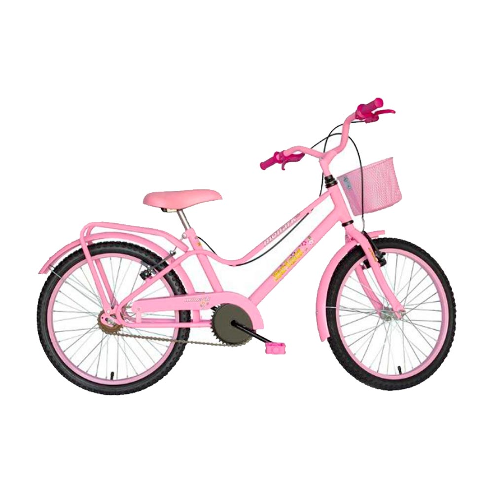 Bicicleta Infantil Com Cesta Freios V-Brake Aro 20 Brisa - Monark