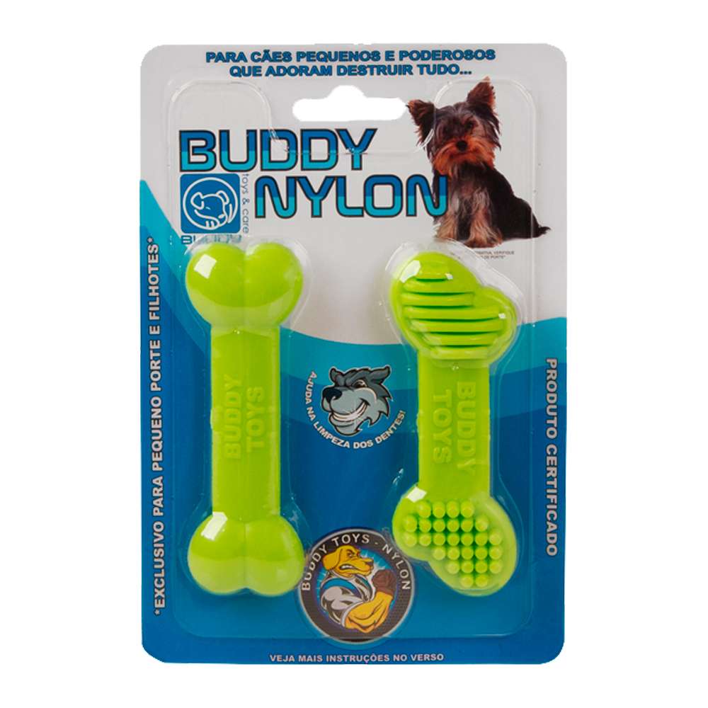 Osso PP Nylon Brinquedo Mordedor - Buddy Toys
