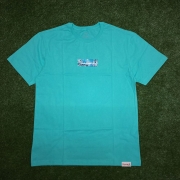 Camiseta diamond flower box blue (A004)