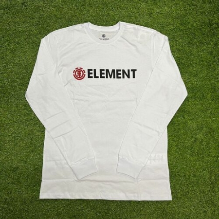 Camiseta element blazin manga longa branca 0034