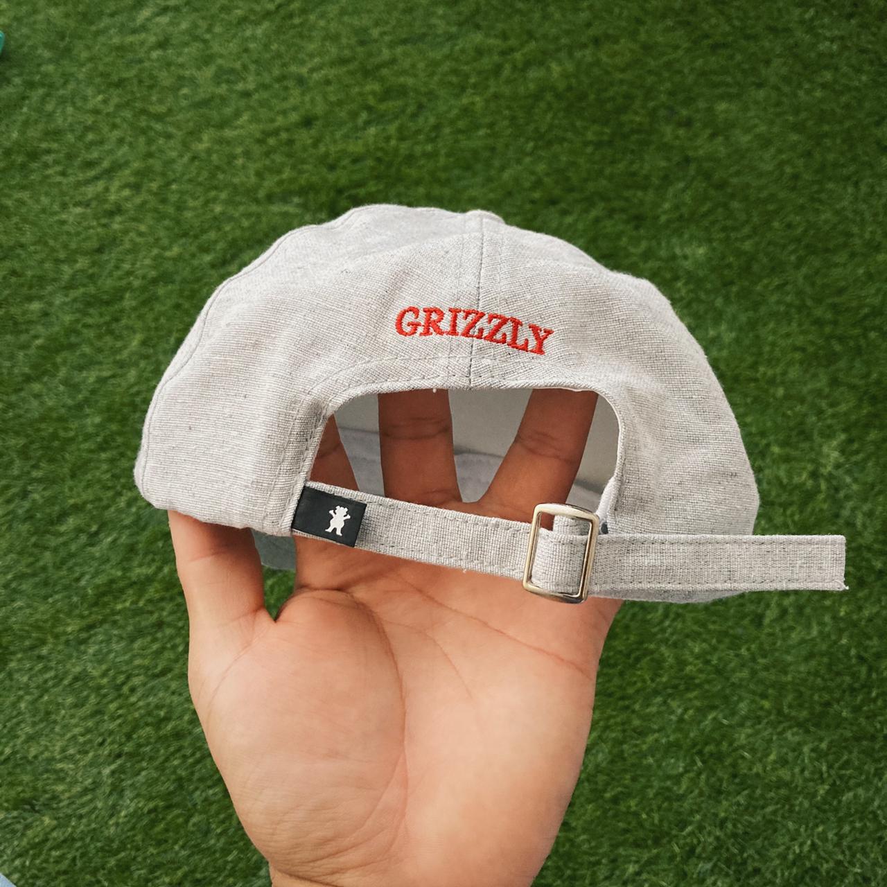 Boné dad hat grizzly og bear cinza 