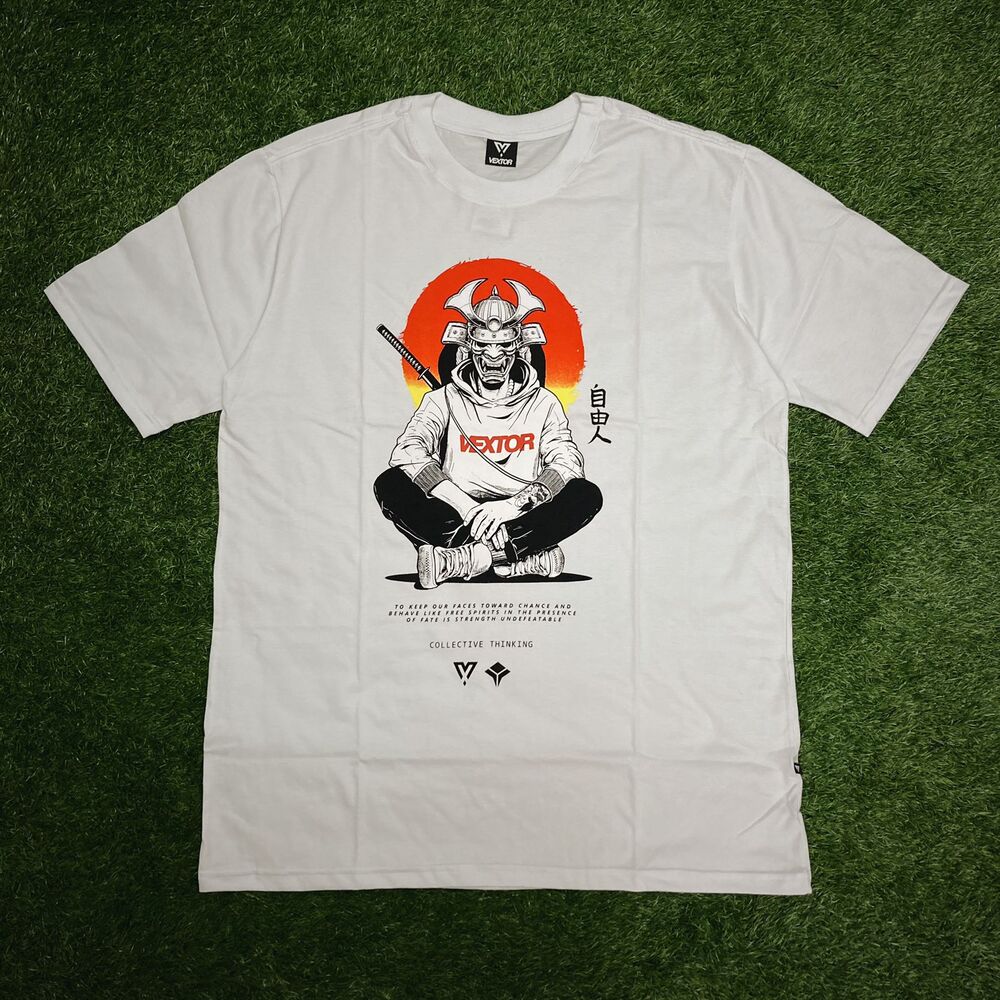 Camiseta vextor samurai basic branca 0108