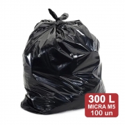 Saco de Lixo 300 Litros Preto M5 Reforçado 100un Plast Veneza