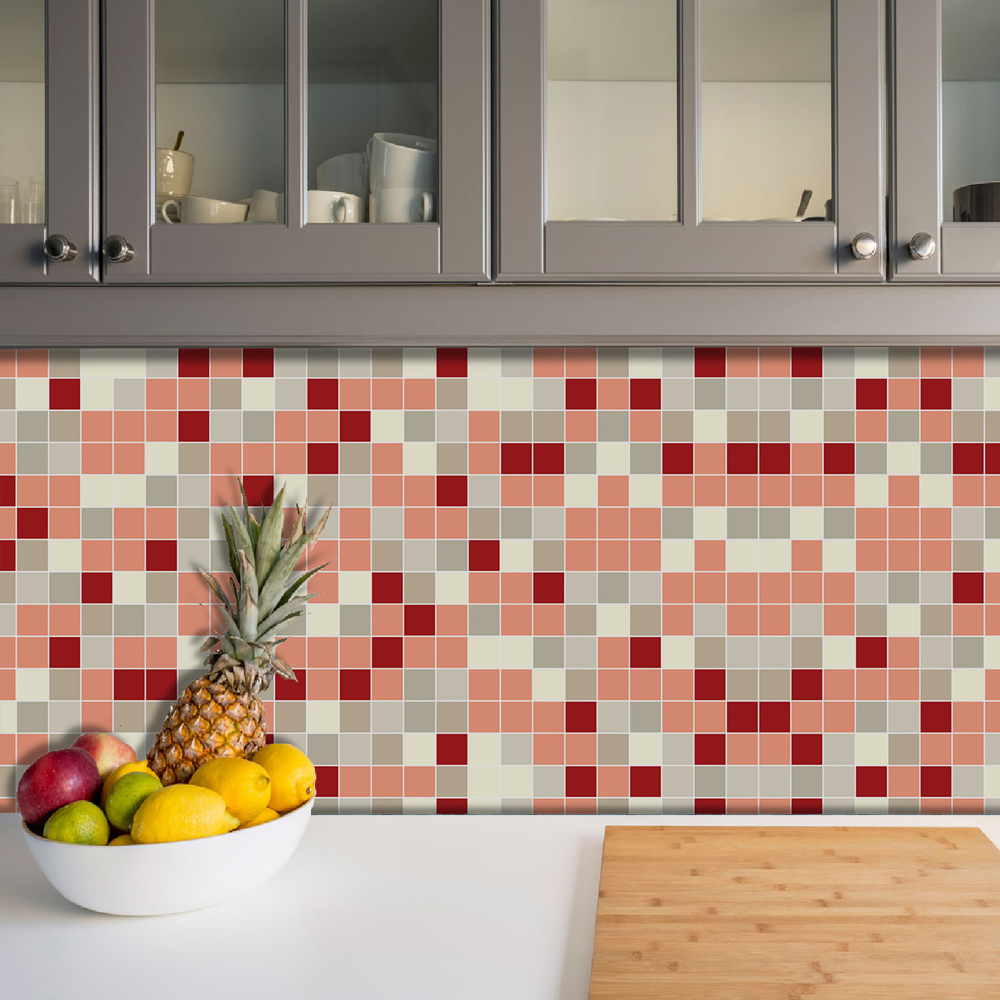  Azulejos Adesivos Pastilha Cozinha Banheiro Decoração Mod3