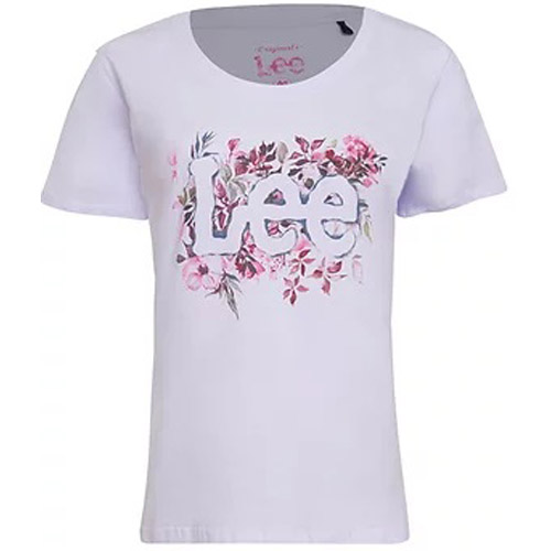 T-Shirt Feminina de malha Flowers Camiseta Baby Look Lee