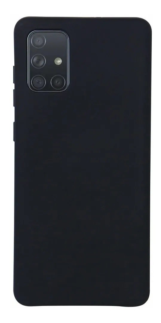 Capa  Silicone Case Samsung A71 Preto SC-A71-PR