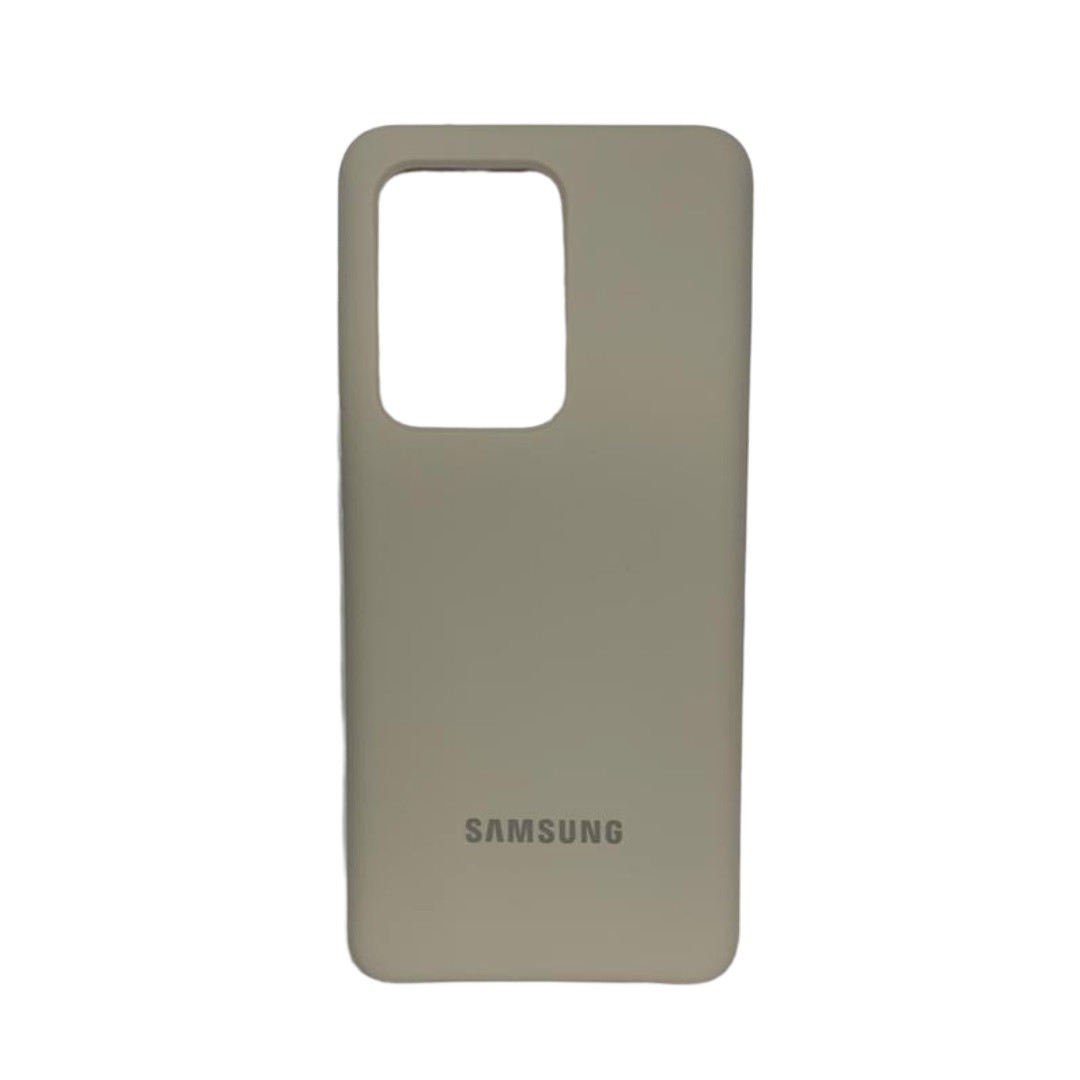 Capa Original Silicone Case Samsung S20 Ultra Branco Gelo SC-S20U-BG