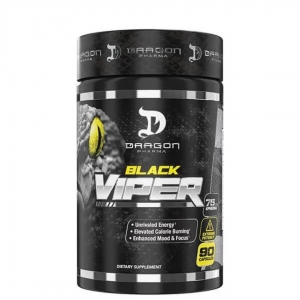 Black Viper Termogênico - Dragon Pharma - 90 cápsulas
