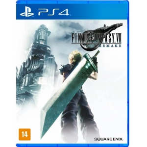 Final Fantasy VII Remake + Steelbook - PS4 - Semi-Novo + 1 Brinde