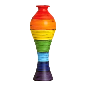 Vaso de Cerâmica Colorido para Decoração De Sala Califórnia G Fantasy